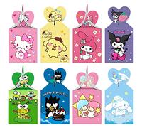 ARHAVI 12Pcs Kitty Kuromi and My Melody Keroppi Pompompurin Badtz Party Favor Gift Boxes for Kids Birthday Party Decorations Supplies