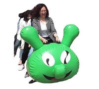 ARHEORMUH Field Day Games Team Building Outdoor Activities Dragon Boat Group Collaboration Gaming for 4-12 Players Home School Company(Green,12 seats/L-6M)