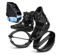 ARHEORMUH Kangaroo Jump Shoes Bounce Jumping Shoes for Sports Exercise Fun，33-44EU Adjustable Fit Moon Shoes, Bouncing Shoes with Storage Bag(M 33-35EU)