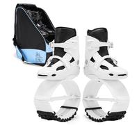 ARHEORMUH Kangaroo Jump Shoes Bouncing Running Boots for Adults Teen, Indoor Outdoor Fun Sports Fitness Training Moon Shoes with Bag, Load 55-110kg(XL 41-43EU)