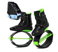 ARHEORMUH Kangaroo Jump Shoes Unisex Fitness Bounce Shoes Moon Boots w/Comfortable Lining, Anti Slip Adjustable Anti Gravity Running Boots w/Bag(M 33-35EU)