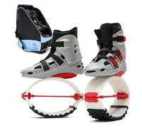 ARHEORMUH Kangaroo Jump Shoes Unisex Jumping Shoes with Storage Bag, Indoor and Outdoor Weight Loss Fitness Training Bounce Shoes Moon Boots, Load 30-110kg(L 36-38EU)