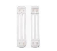 ARHEORMUH Kangaroo Jumps Shoes 2 Pcs Colorful TPU Springs for Bounce Jumping Shoes Bounce Moon Boot，Max 110KG, No Tools Needed Effortlessly Replace(White,XL 41-43EU)