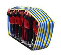 ARHEORMUH Team Building Game Running Mat, Field Day Group Competition Game, Outdoor Indoor Game Activities for Children(Adult-11M/36FT)