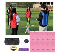 ARHEORMUH Teamwork Block Stacking Tower Game Kit for Indoor Outdoor Team Building, Office Icebreakers, Adult Work Group Activities(Pink,10PCS)