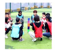 ARHEORMUH Teamwork Stacking Blocks Tower Game Adult Team Building Game Equipment Large-scale Outdoor Expansion Training Activities(Red,5PCS)