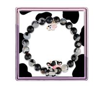 ARHTF Cow Gifts Cow Jewelry Cow Lover Gifts Cow Bracelet Cow Girl Accessories Cow things for Women Gifts for Cow Lovers, 0.03, Stone, no gemstone