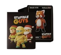 ARHZ 55-Piece Stumble Guys Cards, Gold Foil Card, Rare Anime Trading Card Set, No Repetition, Birthday Gift for Anime Fans (Black)