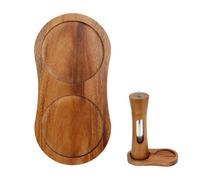 ARHZ Salt and Pepper Tray,Kitchen Pepper Grinder Rest Seasoning Bottle Holder for Counter,Dining Table Protector and Rustic Small Board Decorative Serving Platter,Salt and Pepper Stand