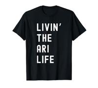 Ari Living The Ari Life Name Value Graphic T-Shirt