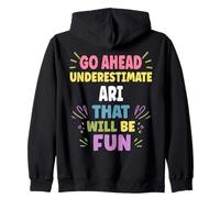 ARI Personalized Women's Gift Custom ARI Zip Hoodie
