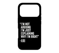 Ari Quote Funny Birthday Custom Name Idea Engineer Case for iPhone 17 Pro