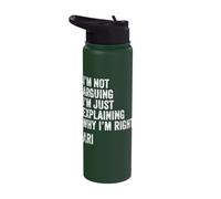 Ari Quote Funny Birthday Custom Name Idea Engineer Stainless Steel Insulated Water Bottle