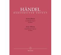 Aria Album from Handel's Operas (Bass Voice(s) and Piano Reduction)