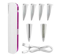 Aria Asia Sonic Dermaplane Razor for Women - Rechargeable Electric Dermaplaning Tool & Facial Exfoliator with 6 Replacement Blades - Painless Peach Fuzz & Facial Hair Remover, USB-C