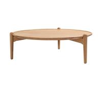 Aria Coffee Table Ø90 Low Oak