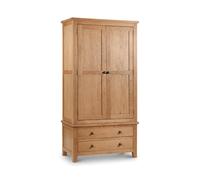 Julian Bowen Marlborough Combination Wardrobe, Brown