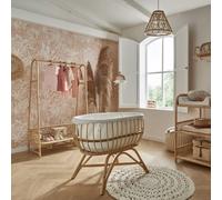 Aria Complete 7 Piece Nursery Furniture Set - Rattan