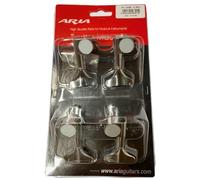 Aria Electric Bass Machine Head Set (L2:R2), Chrome