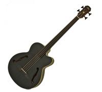 Aria FEB-F2M/FL Medium Scale Fretless Bass Stained Black - Nearly New