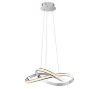 aria led pendant light in chrome
