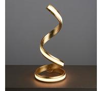 aria led table lamp gold leaf