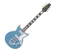 Aria Pro II 212-MK2 - Bowery-Chambered Doublecut with Bigsby, Phantom Blue