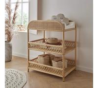 Aria Rattan Changing Table - Natural