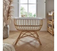 Aria Rattan Crib - Natural