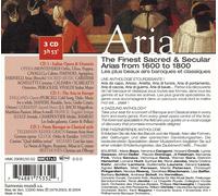ARIA: THE FINEST SACRED & SECULAR ARIAS FROM 1600 TO 1800 NEW CD