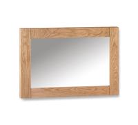 Aria Wall Mirror 100x70cm - Oak - Lewis's Home | TJ Hughes