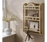 Aria Wave Bookshelf - Rattan