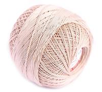 Ariadna Cotton Crochet Thread Size 10, Fine Yarn (574yd / 525m), Luxurious Feel Crochet and Knitting (3.52oz / 100g) Pink Lace (1747), Navy