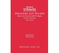 Ariadne auf Naxos, Op.60: Vocal score