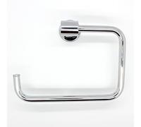 Arian 'Destiny' Wall Mounted Square Toilet Roll Holder Chrome Bathroom Accessory