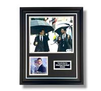 Arian Moayed & Jeremy Strong Signed Photo In Luxury Handmade Wooden Frame With SWAU Verification & Certificate Of Authenticity Movie Film TV Memorabilia Autograph Auto Poster