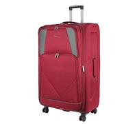ARIANA® 32" Extra Large Suitcase Expandable Lightweight Soft Shell Luggage 4 Wheel Spinner Combination Lock, Telescopic Handle, Large Travel Bag (Burgundy)