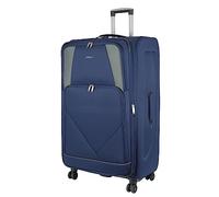 ARIANA® 32" Extra Large Suitcase Expandable Lightweight Soft Shell Luggage 4 Wheel Spinner Combination Lock, Telescopic Handle, Large Travel Bag (Navy)