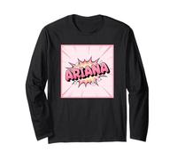 Ariana Comic Book Style Long Sleeve T-Shirt