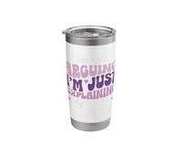 Ariana First Name Girl Groovy 70s 80s Personalized Stainless Steel Insulated Tumbler