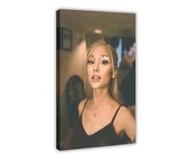 Ariana-Grande 036 Canvas Poster Wall Art Decor Print Picture Paintings for Living Room Bedroom Decoration Frame-style 20x30inch(50x75cm)