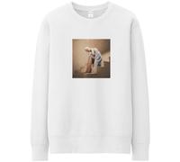 Ariana Grande Men's Stairs Sweatshirt in White | Size: Medium Ariana Grande White M
