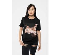 Rock Off Ariana Grande Unisex T-Shirt - Side Photo (Large) Black