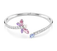 Swarovski X Ariana Grande Bangle, Mixed Cuts, Dragonfly, Multicolored, Rhodium Plated