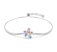 Ariana Grande x Swarovski bracelet, Mixed cuts, Flower, Multicoloured, Rhodium plated