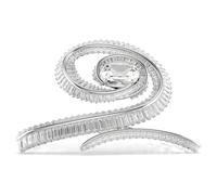 Ariana Grande x Swarovski hair clip, Baguette cut, White, Rhodium plated