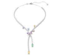 Ariana Grande x Swarovski necklace, Mixed cuts, Dragonfly, Multicoloured, Rhodium plated