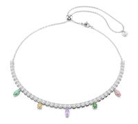 Ariana Grande x Swarovski necklace, Mixed cuts, Multicoloured, Rhodium plated