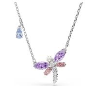 Swarovski x Ariana Grande Silver Tone & Mixed Colour Crystal Dragonfly Pendant
