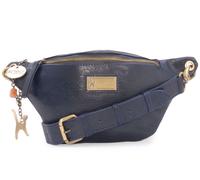 Ariana Leather Bum Belt Waist Festival Bag Catwalk Collection Handbags Dark Blue Medium
